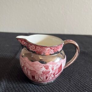 Wedgwood Pink and White Ceramic Jug